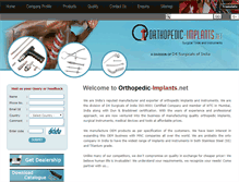 Tablet Screenshot of orthopedic-implants.net