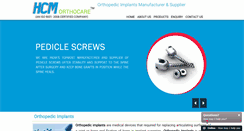 Desktop Screenshot of orthopedic-implants.co.in